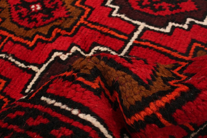 Vintage Hand-Knotted Area Rug 3'6" x 5'5" Traditional Wool Carpet gallery