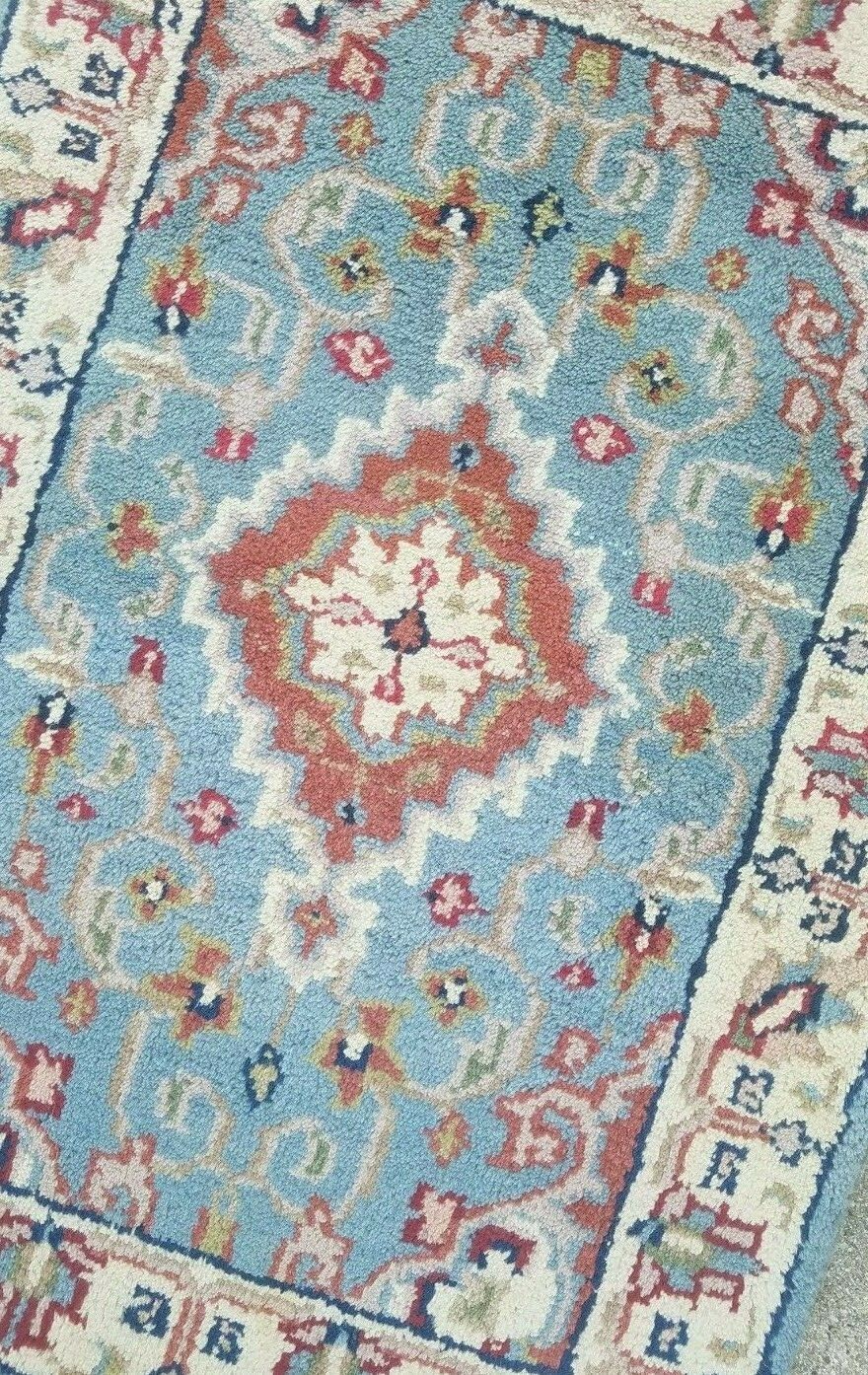 2X3* HAND-KNOTTED CAUCASIAN SUPER KAZAKH-OUSHAK TRIBAL CHOBI VINTAGE WOOL RUG gallery