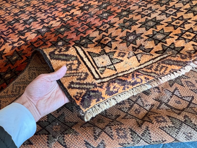 Vintage Baluchi Hand-Knotted Area Rug 4'4" x 7'5" Wool Traditional Carpet gallery