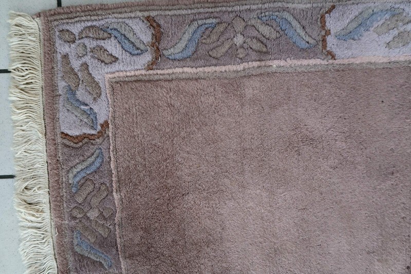 Handmade vintage Tibetan Khaden rug 2.3' x 4.6' (71cm x 141cm) 1970s - 1C815 gallery
