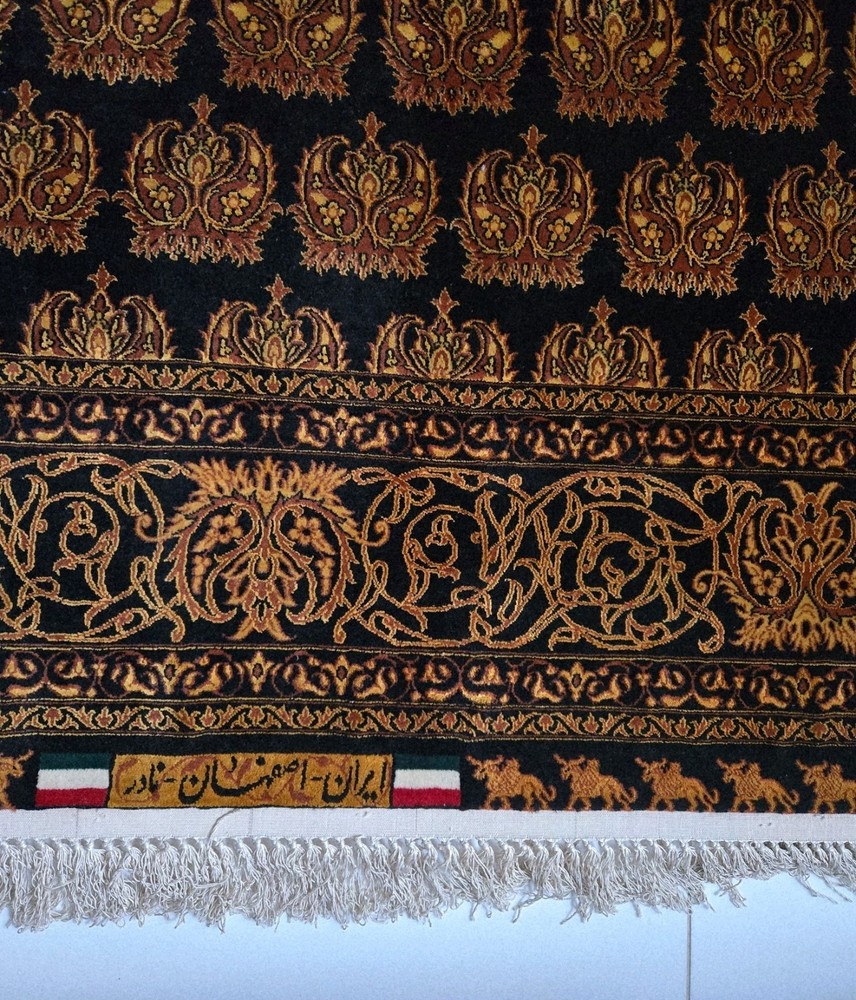Extra Fine Genuine Handmade Middle Eastern Rug Versace Design Silk Base