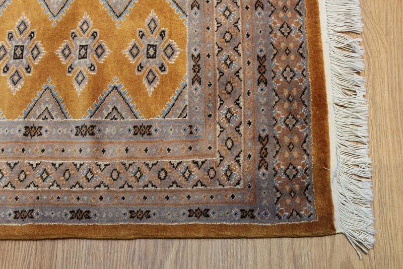 _HAND-MADE_RUG_4' X 6' HAND-KNOTTED Turkmen New 100% natural wool pile PAK gallery