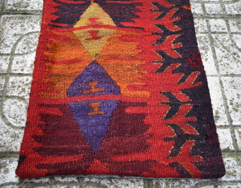 Turkish Kilim Pillow Cover Sofa Rug 12''x24'' Decorative Handmade Cushion Cover gallery