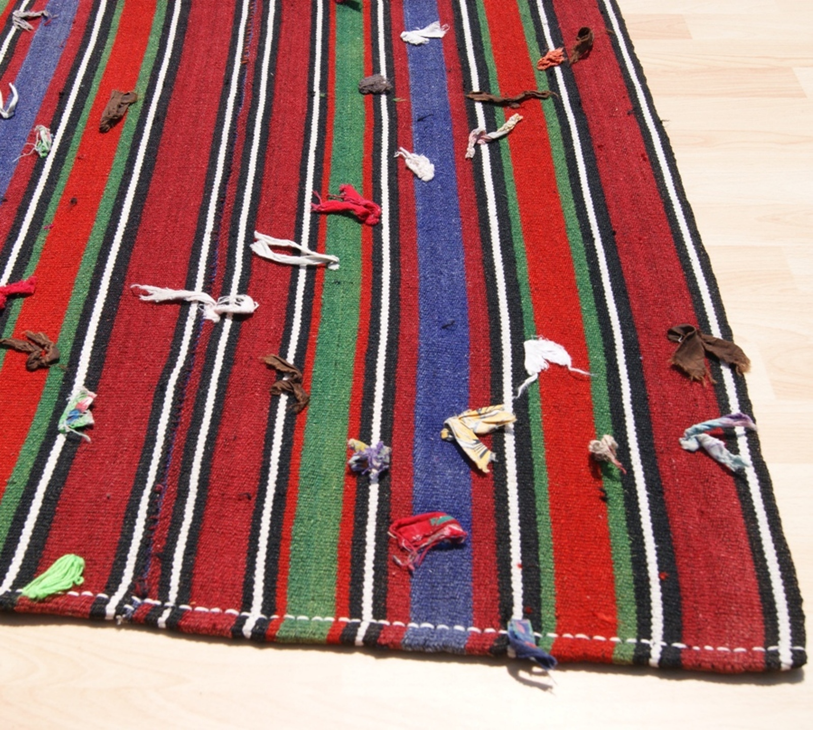 TURKISH KILIM WOOL HAND WOVEN RECTANGLE MULTI COLORED KELIM 30+ AREA RUGS 8X9ft gallery