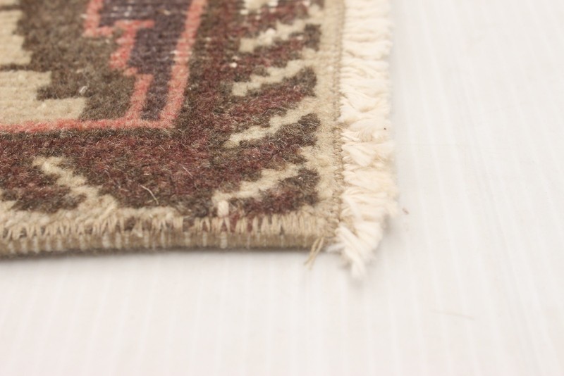 Vintage Hand-Knotted Carpet 4'11" x 13'9" Traditional Oriental Wool Area Rug gallery
