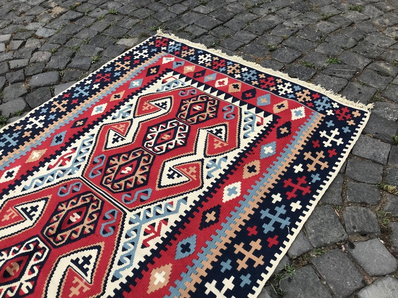 Handmade Rug Turkish Area Rug Vintage Rug Oushak Rug Antique Rug Bohemian Rug gallery