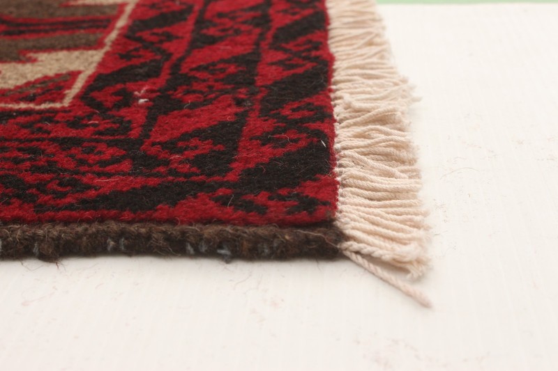 Vintage 3'2" x 5'5" Traditional Hand Knotted Vegetable Dye Wool Area Rug gallery