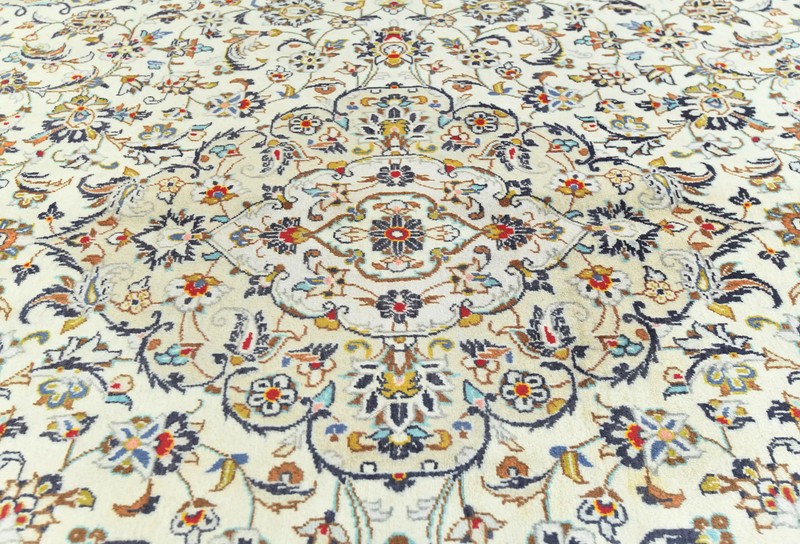 8x11 ft Vintage Cream Wool Oriental Rug Design Living Room Decor Carpet gallery