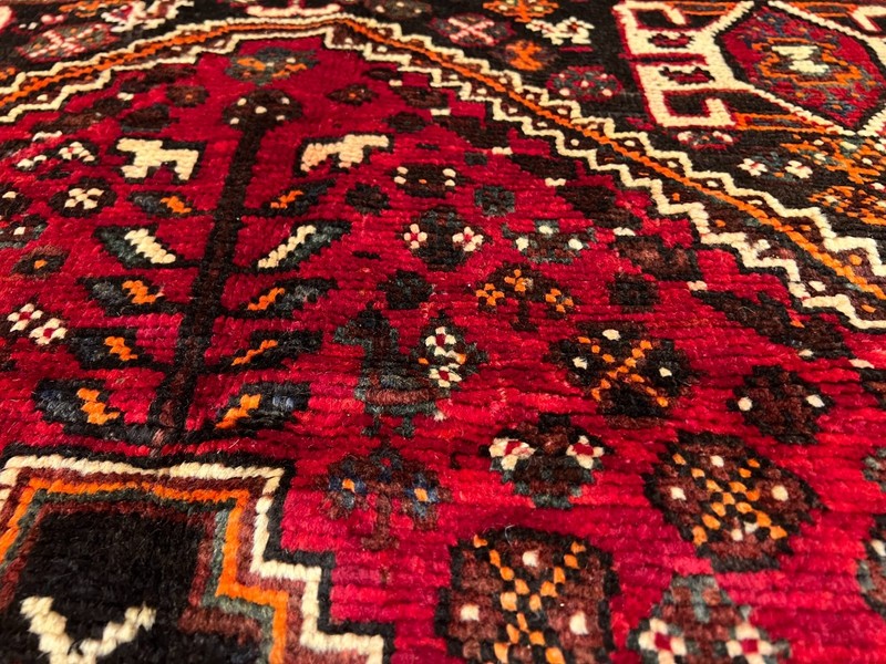 COLLECTRS' ITEM Antique Tribal Natural Vegetable Dye Caucasian Kazak Square Rug gallery
