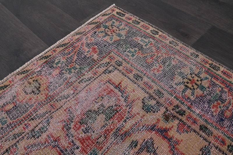 Oushak 6x9,Turkish Rug,vintage,anatolian,PINK,kilim,Bohemian,handmade,wool gallery