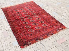 Turkoman Rug 45”x68” Hand Woven Carpet 117x175cm