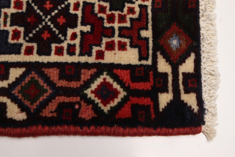 Vintage 3'6" x 4'11" Traditional Hand Knotted Vegetable Dye Wool Area Rug gallery