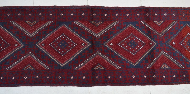1'11 x 8 ft Handmade afghan tribal mushvani wool runner rug, persian runner rug gallery