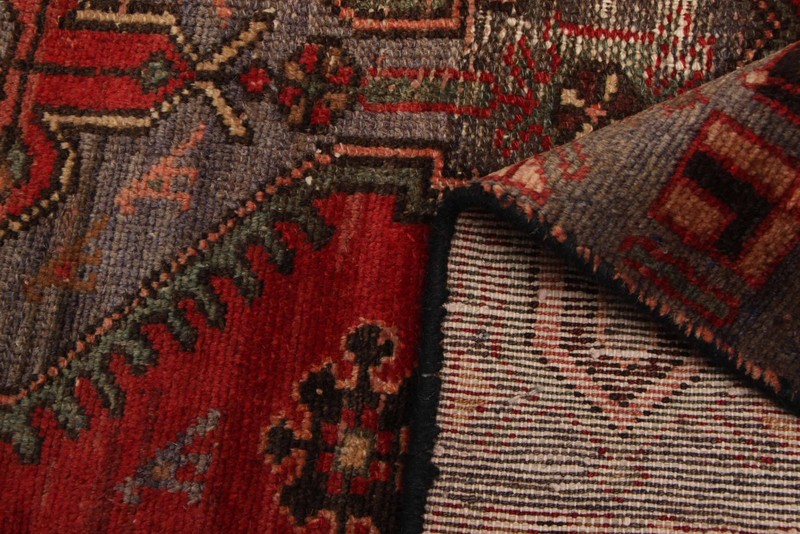 Vintage 3'6" x 5'10" Traditional Hand Knotted Vegetable Dye Wool Area Rug gallery