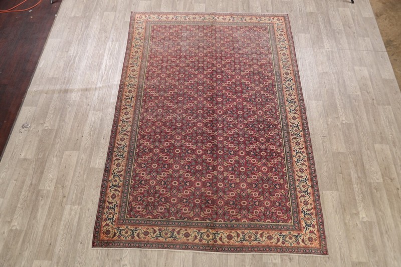 Antique Anatolian Oriental Area Rug 6x10 Wool Handmade Turkish Room Size Carpet gallery