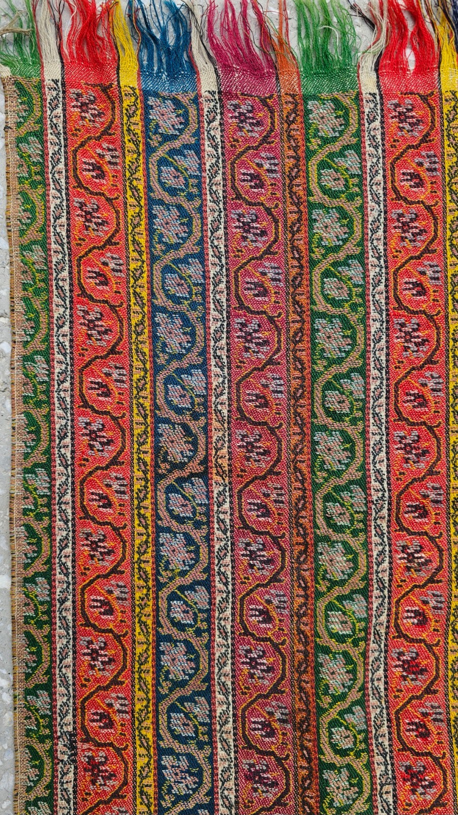 3x3 Antique rug, wool rug kilim, wall decor, antique fabric, old fabric, Sivas gallery