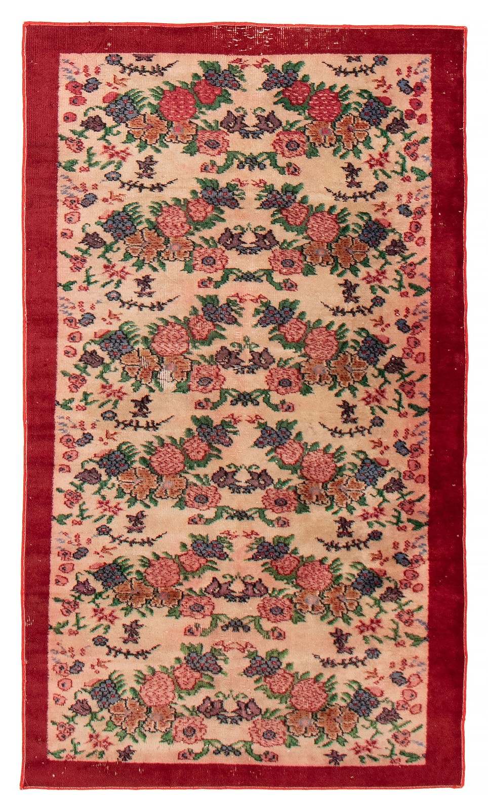 Traditional Vintage Hand-Knotted Area Rug 3'9" x 6'8" Oriental Wool Carpet gallery