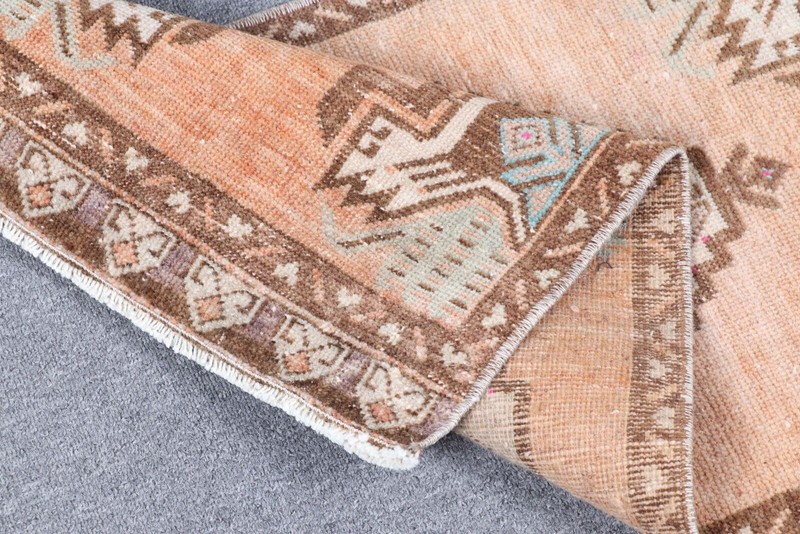 Turkish Rugs, Kitchen Rugs, Vintage Rug, Moroccan Rugs, 1.5x3.4 ft Small Rug gallery