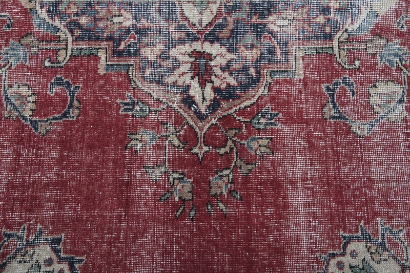 Oushak Runner Rugs Turkish Hand-Knotted Hallway Carpet Vintage Rug 2x9 ft 715 gallery