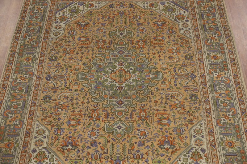 Over-Dyed Wool Traditional Vintage Handmade Room Size Area Rug 8x11 Carpet gallery