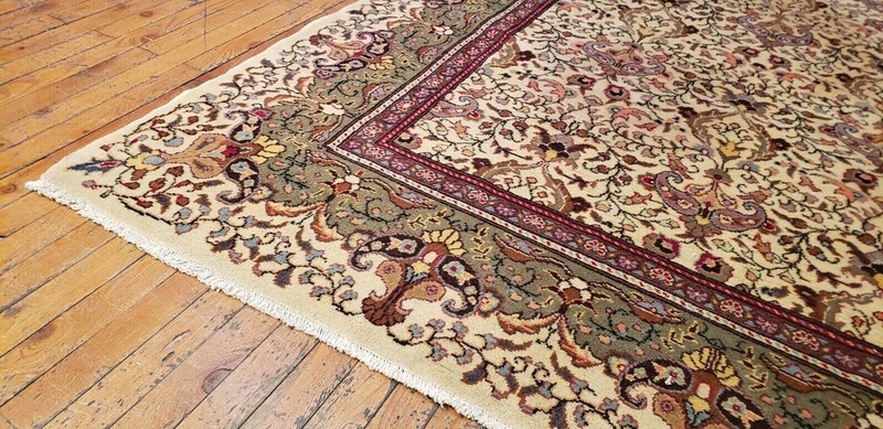 Exquisite 1900-1939's Antique,Muted Colors Legendary Hereke Rug 7x10ft gallery