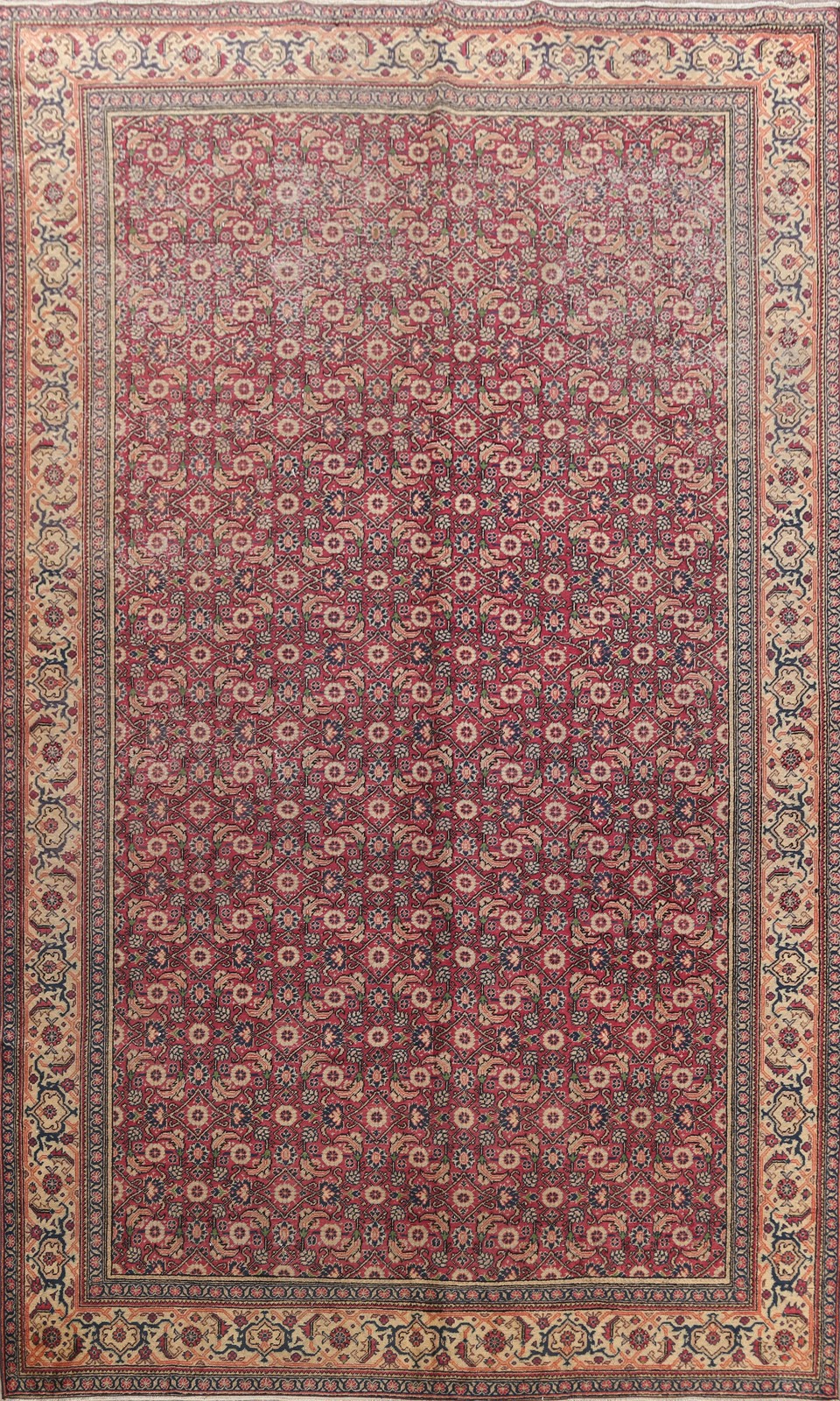 Antique Anatolian Oriental Area Rug 6x10 Wool Handmade Turkish Room Size Carpet gallery