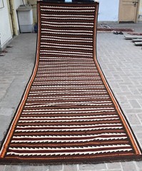 Handwoven Afghan Qalaino Kilim Rug 5×16 White Hallway Corridor Long Wide Runner