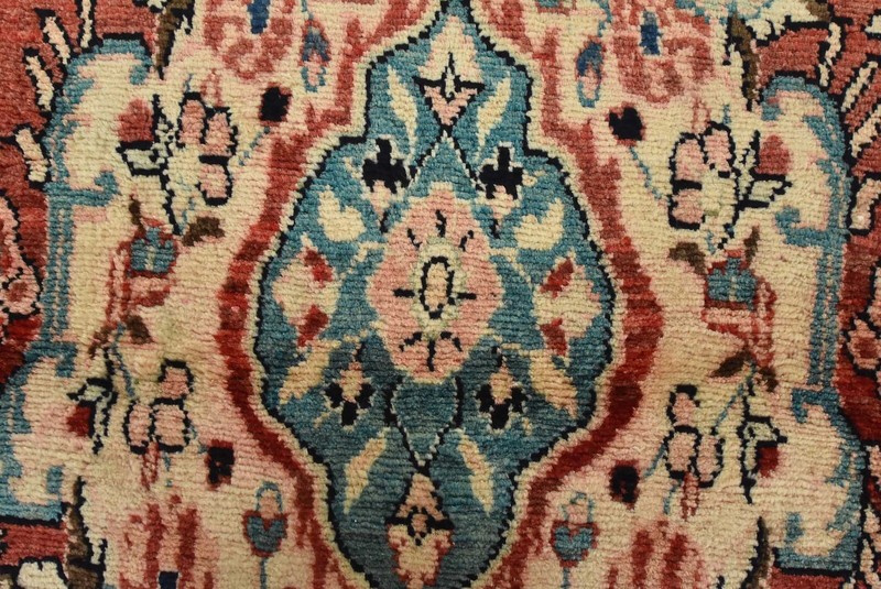 Vintage Tribal Runner 3’9” x 9’4” Red Wool Hand-Knotted Oriental Rug gallery