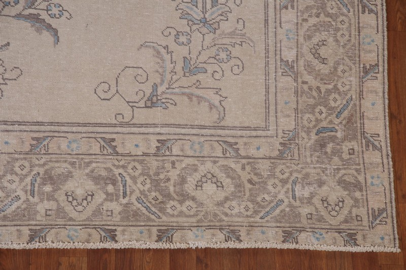 Vintage Distressed Traditional Hand-knotted Area Rug 10x12 ft for Living Room gallery