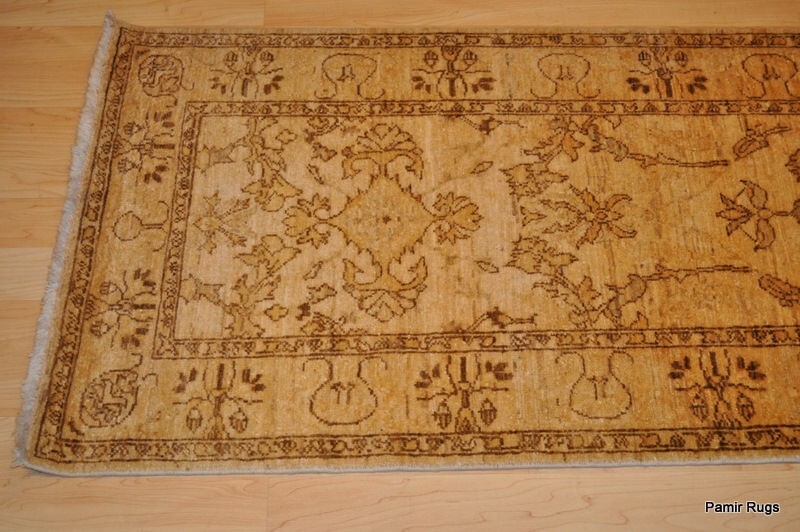15 FT Handmade MUTED SOFT COLORS vegetable dyed best quality **HALL-RUNNER** gallery
