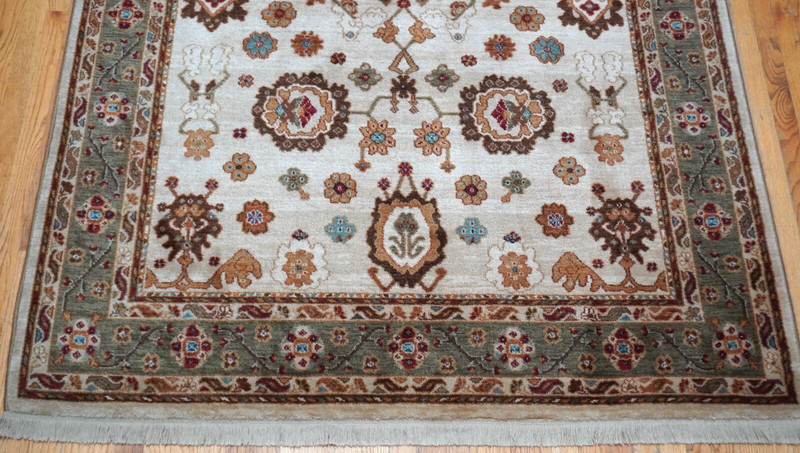 Authentic Original Karastan Ivory Oushak # 700-721 Wool Pile Rug 5'9" x 9' gallery