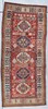 Antique Akstava Caucasian Rug Runner 3’6” X 8’4” #7955 gallery