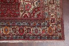 Collectible Geometric Bidjar Antique Hand-Knotted Oriental Area Rug 7×11 RUST