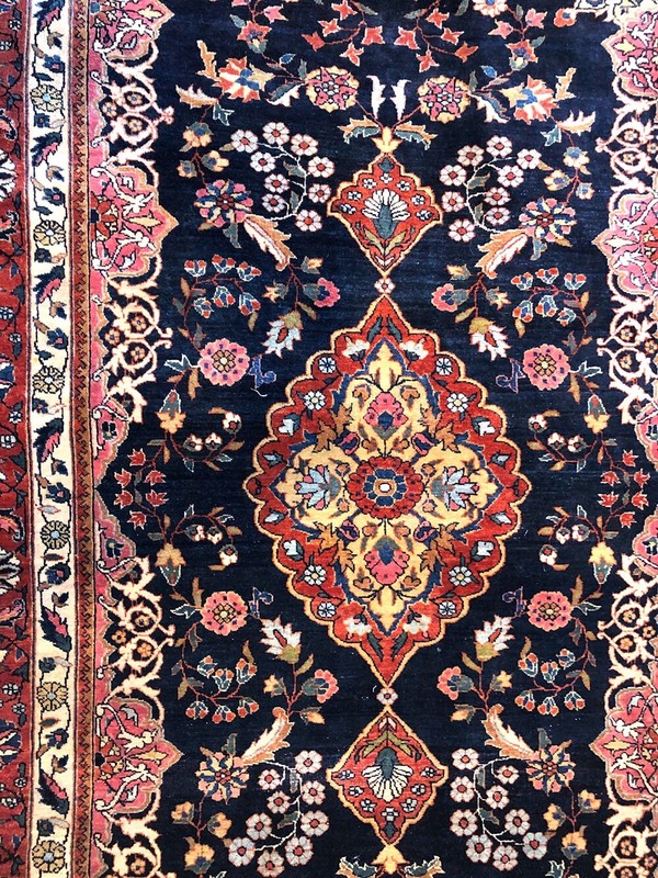 An Antique Sensational Genuine Sarouk Rug gallery