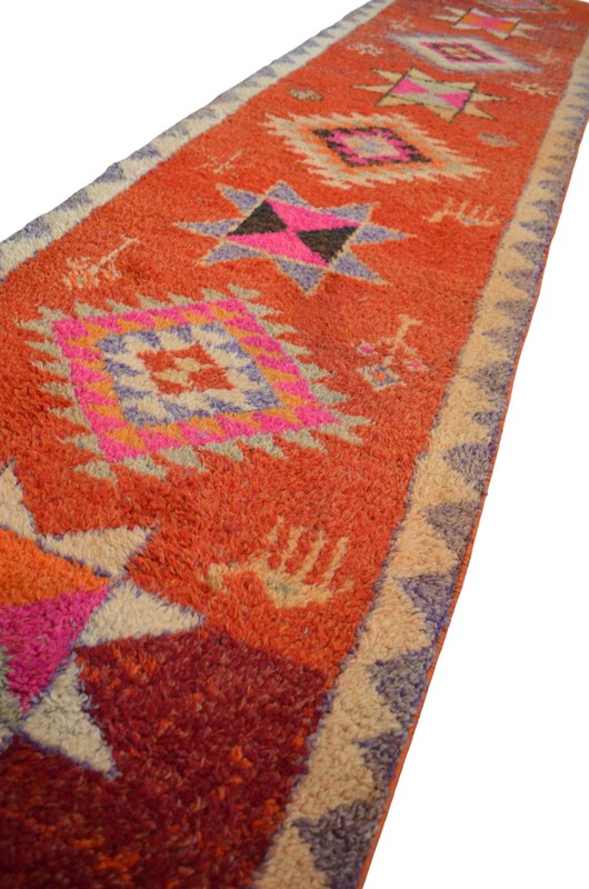 Turkish Runner Rug, HandMade Rug, Tribal Rug Ethnic Rug 3 x 13 ft Kitchen Runner gallery