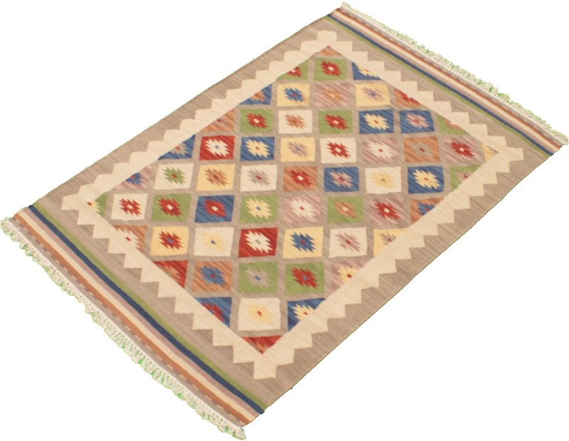 Vintage Hand Woven Area Rug 4'1" x 6'0" Traditional Wool Oriental Carpet gallery