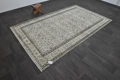 Oushak Turkish Vintage Rug 5×8 Kilim Rug Anatolian Handmade Boho Decor BEIGE