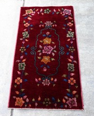 Antique Chinese Art Deco Rug 2’1″x3’9″
