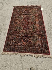 NEW Karastan Multicolor Panel Kirman Rug #717 Rare Size 5.9 x 9 Wool with Tags
