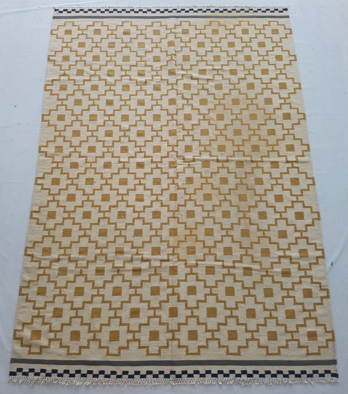 Vintage Handmade Traditional IKEA Turkish Kilim Floor Rug Carpet 242x170 cm gallery