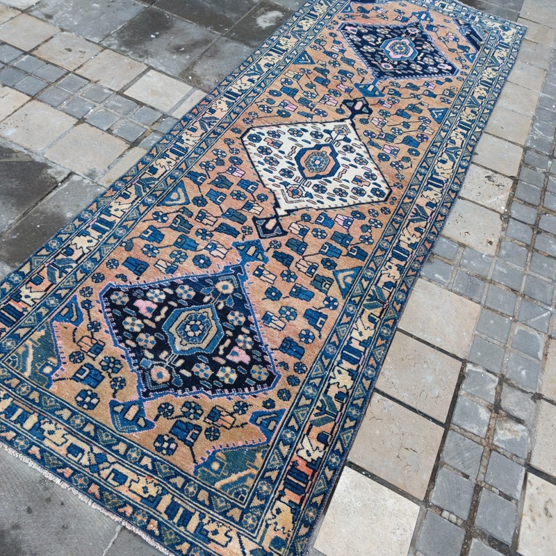 3x10 Persian Style old runner rug 3.44 x 9.51 ft Vintage 105 x 290 cm gallery