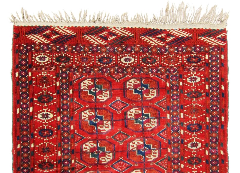 TOP EXAMPLE, SUPERB, LOVELY, ANTIQUE, 19th TURKOMAN SMALL RUG . DEHATI.1 gallery