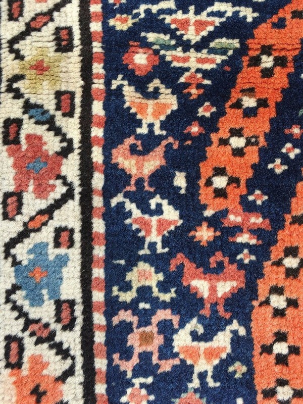 ANTIQUE CAUCASIAN ( GENDJE ) Runner LATE 19th CENTURY Size : 3' 10" x 9' 6" gallery