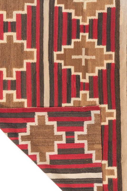 Antique Navajo Rug 5'1 X 5'8 E21575 gallery