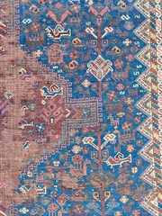 5×6 antique Navy rug, Vintage rug 5×7 turkish oushak, Rare Caucasian Rug Dark