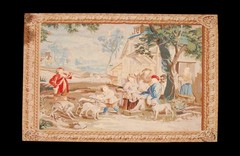 212×217 CM Aubusson Arazzo classic figurativ francia design