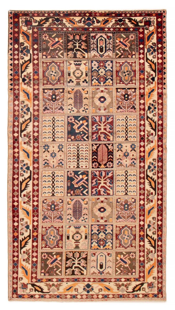 Traditional Vintage Hand-Knotted Area Rug 5'4" x 9'9" Oriental Wool Carpet
