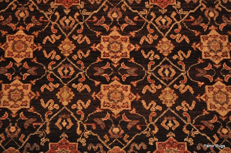 _HAND_MADE_FINE_RUG_BROWN_COLOR_5' x 7' Top Quality 100% vegetable dye natural gallery