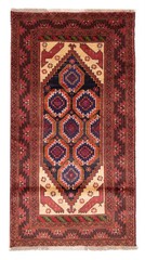 Traditional Vintage Hand-Knotted Area Rug 3’2″ x 5’10” Oriental Wool Carpet