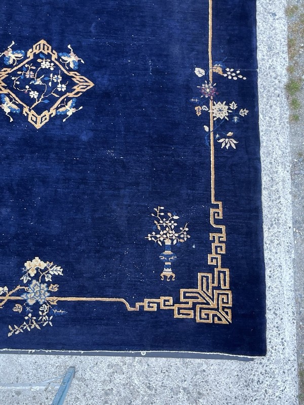 Beautiful Nichols Style Art Deco Rug 4x6 Ft gallery